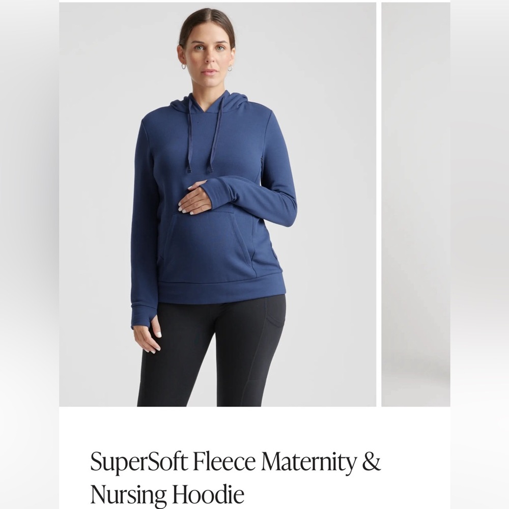 Quince Nursing & Maternity Hooded Sweatshirt
